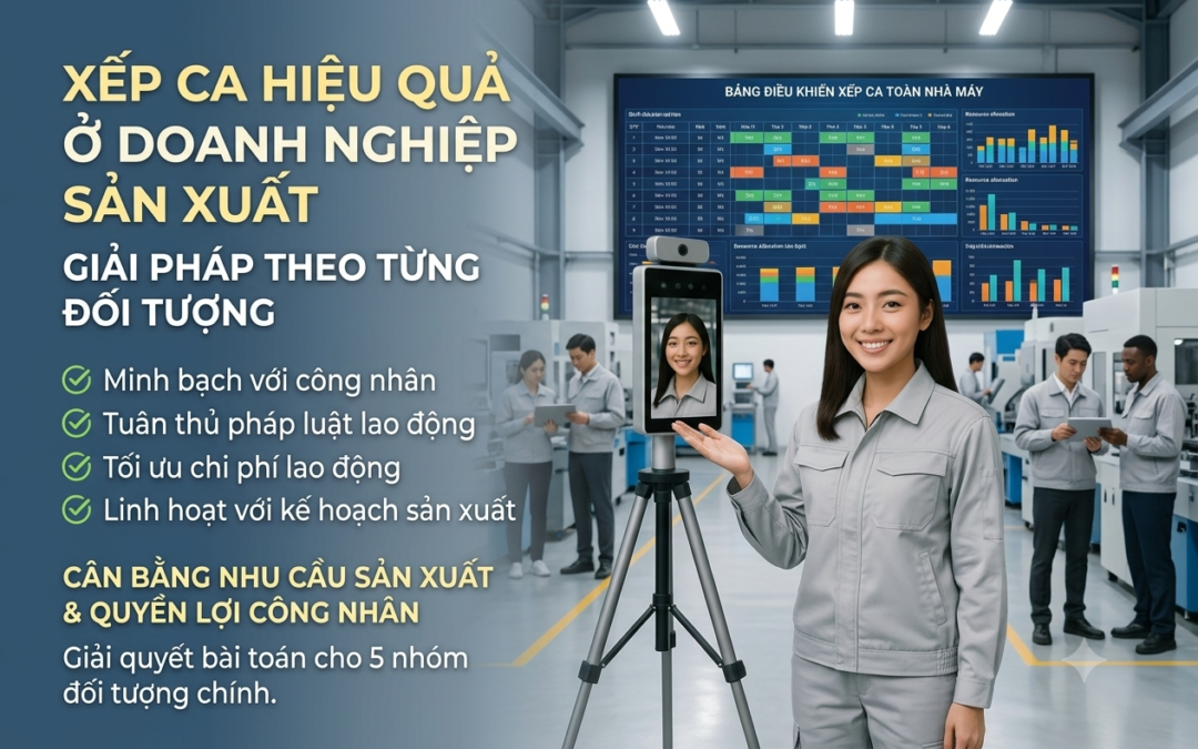 Quản Lý Ca Làm Việc Trong Doanh Nghiệp Sản Xuất: 4 Góc Nhìn Không Thể Bỏ Qua