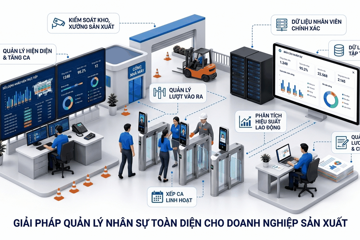 Quản lý bảng lương trong doanh nghiệp sản xuất